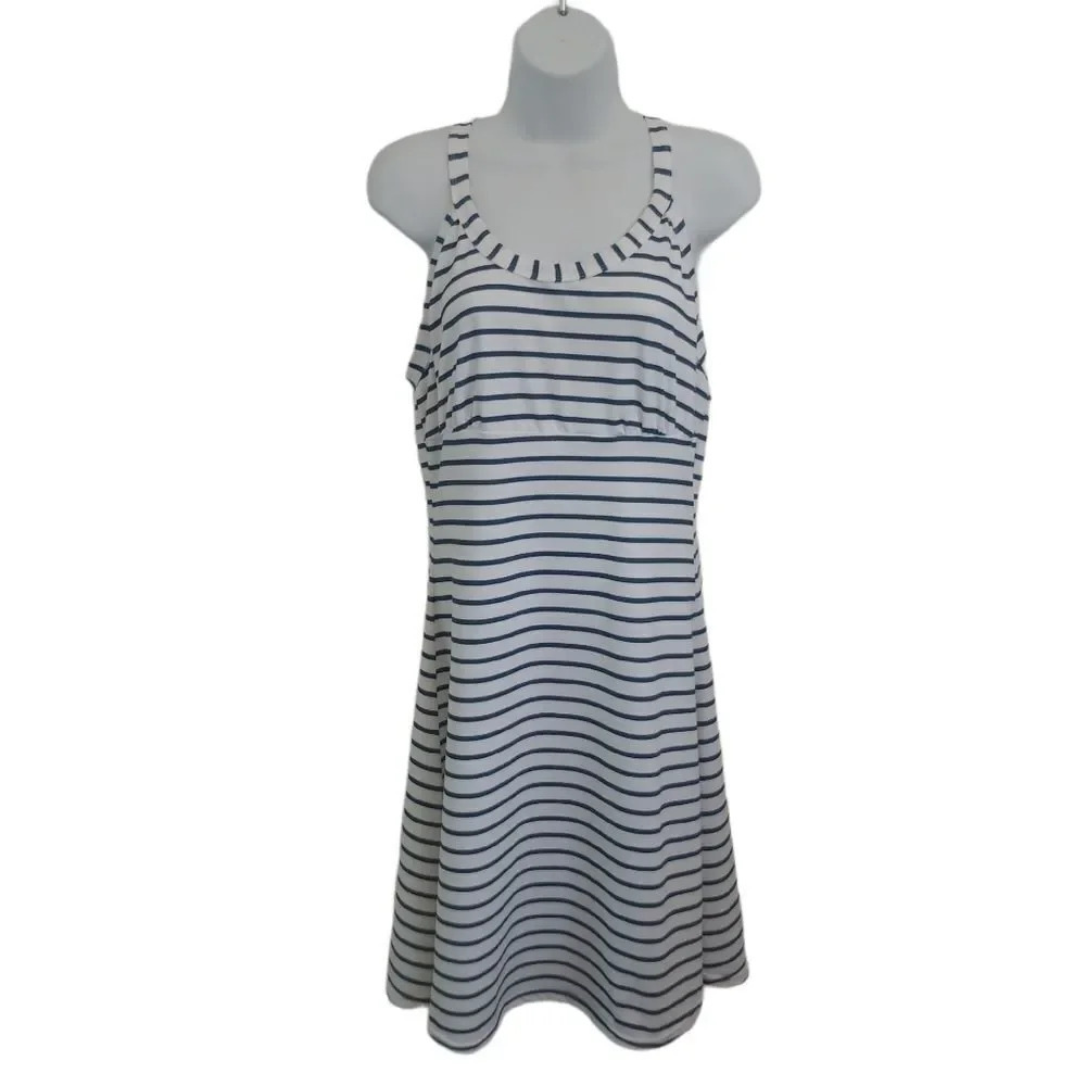 Striped Sportswear/Activewear/Swim Coverup  Dress S